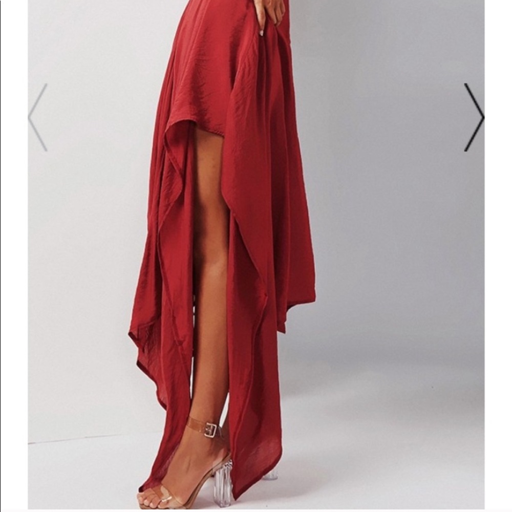 ‘Vivianna’ Asymmetrical Maxi Dress - Picture 4 of 6